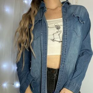 Denim Button Down